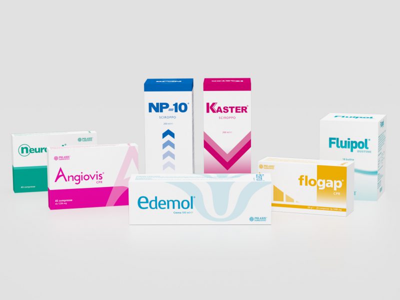 Studio grafico packaging prodotti farmaceutici